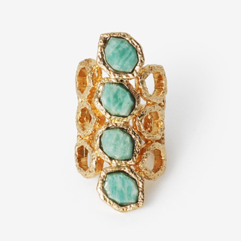 Isharya Honeycomb ring